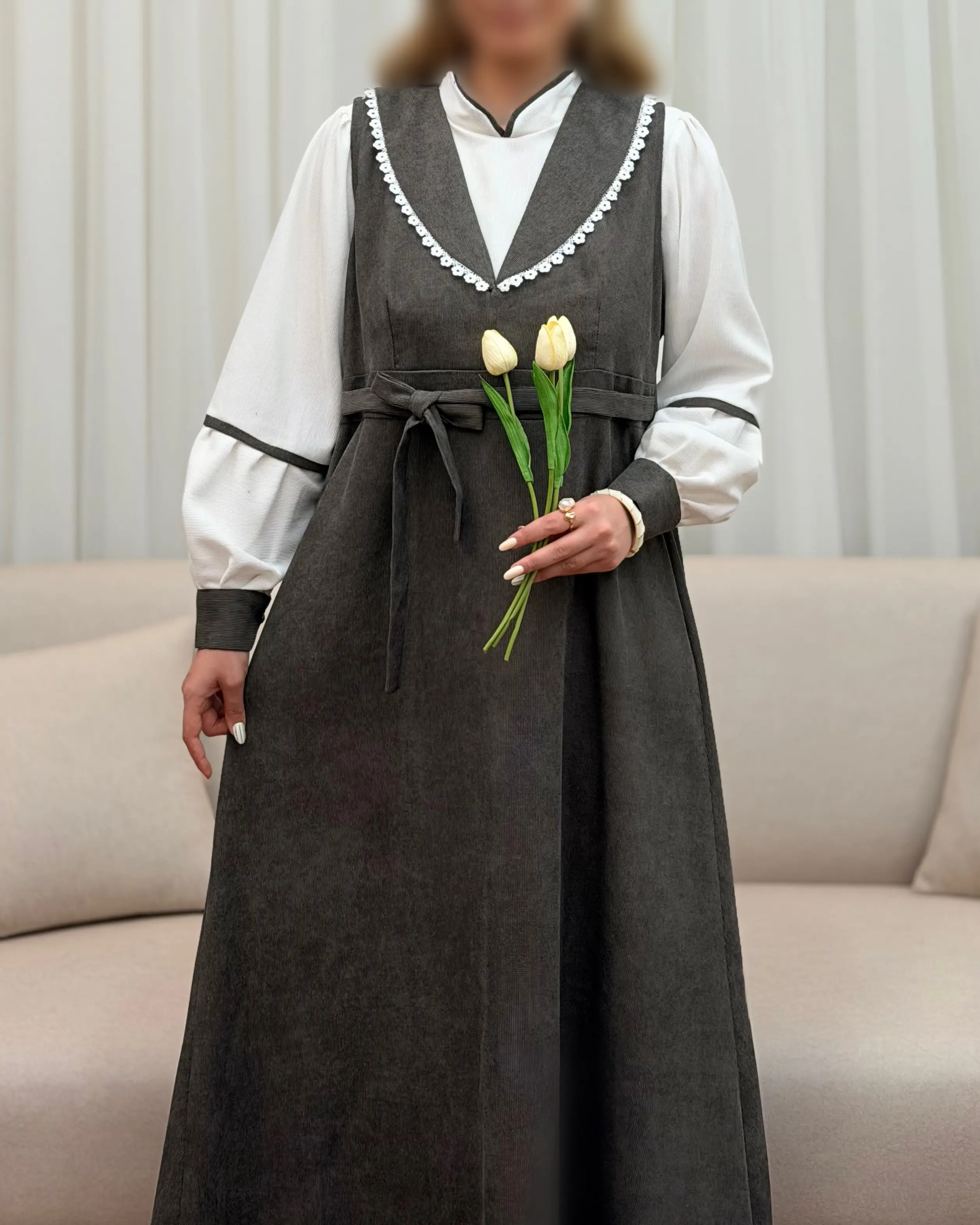 ست دو تیکه سارافون شومیز حنانه